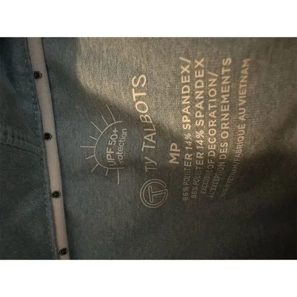 Talbots Women's Petite Blue Lightweight Hoodie with Drawstring Size M - Picture 5 of 5